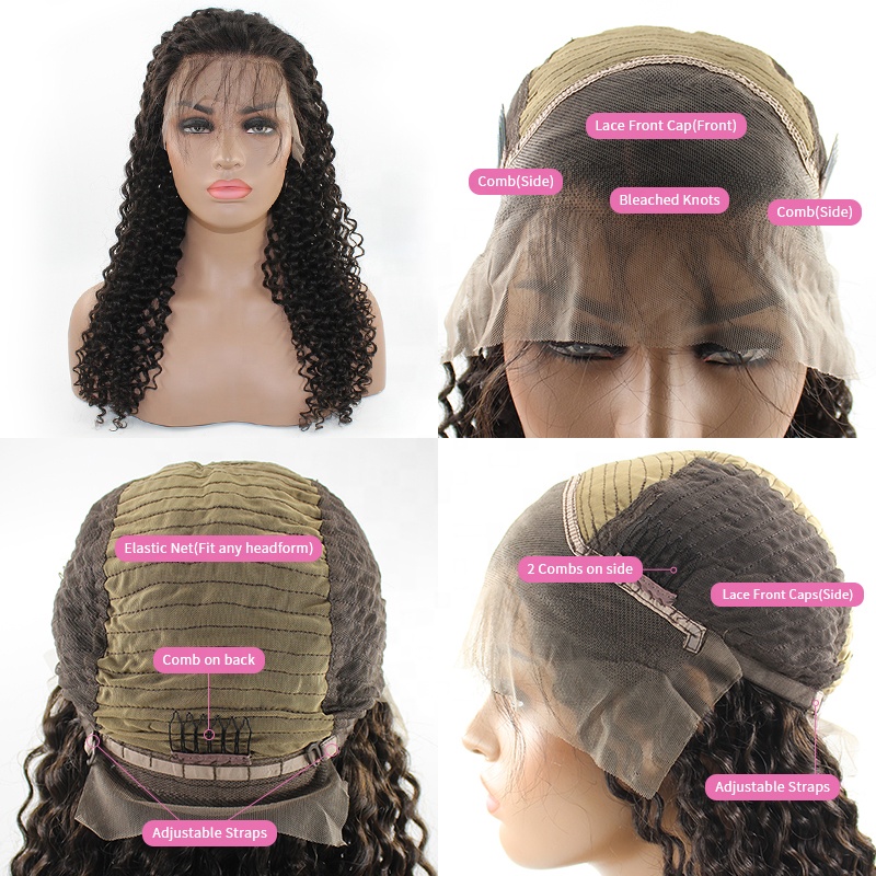 Brazilian Body Wave 360 Lace Frontal Wig Pre Plucked With Baby Hair Remy Human Hair Wigs For 10