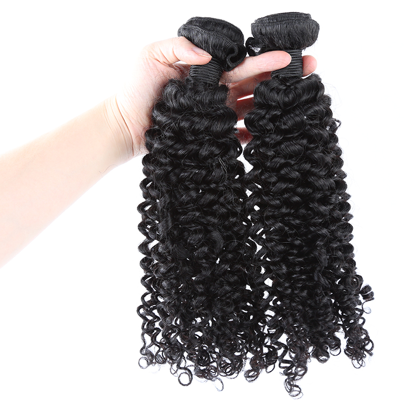 Wholesale Cheap Peruvian Hair Bundles Kinky curl Human Virgin Hair 7
