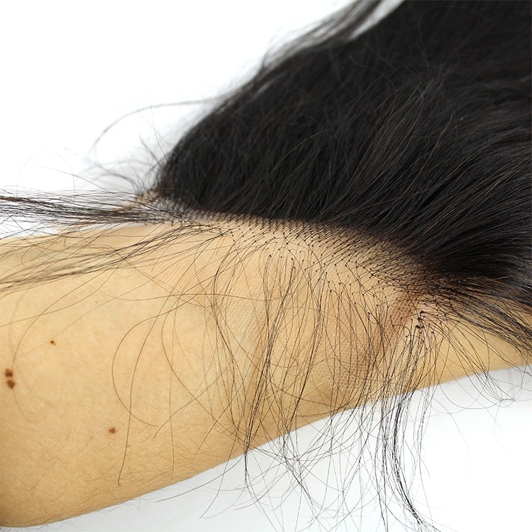 hot sale fast shipping body wave brazilian human hair  hd lace closure 14