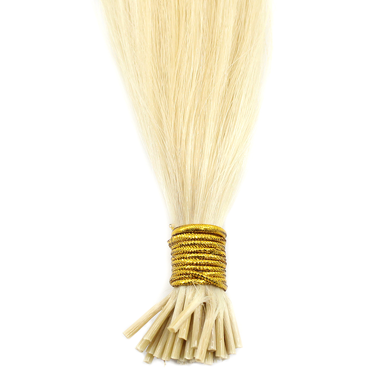 Wholesale Double Drawn Prebonded  Italian Keratin Human Hair U tip/Flat tip/I tip Hair Extensions 12