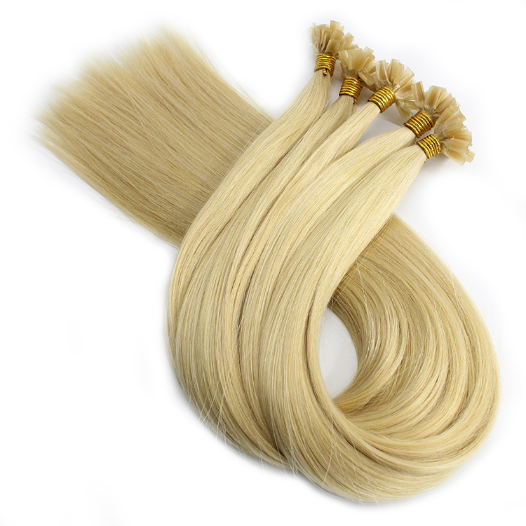Wholesale Hot Selling Italian Keratin Pre-bonded 1g Double Drawn Nail Hair Human Nail Tip Hair 8
