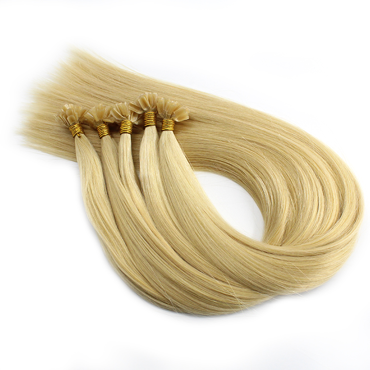 Wholesale Hot Selling Italian Keratin Pre-bonded 1g Double Drawn Nail Hair Human Nail Tip Hair 9