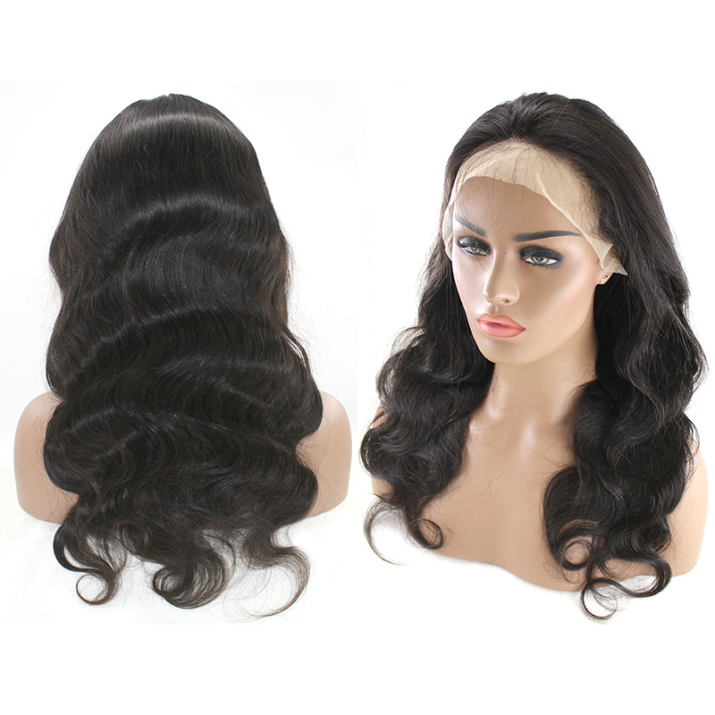 Professional Factory Wholesale Pre-plucked Bleached Knots Front Lace Wig Human Hair 8