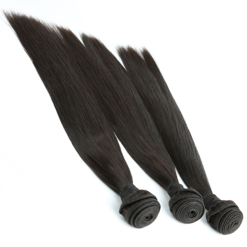 High Quality Unprocessed  Brazilian Straight Hair Bundles,100% Virgin Brazilian Hair Human Remy Raw Mink Bundle 10