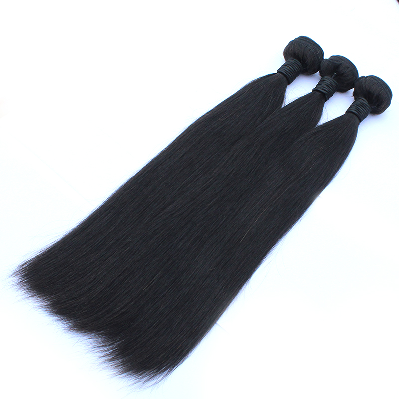 High Quality Unprocessed  Brazilian Straight Hair Bundles,100% Virgin Brazilian Hair Human Remy Raw Mink Bundle 11