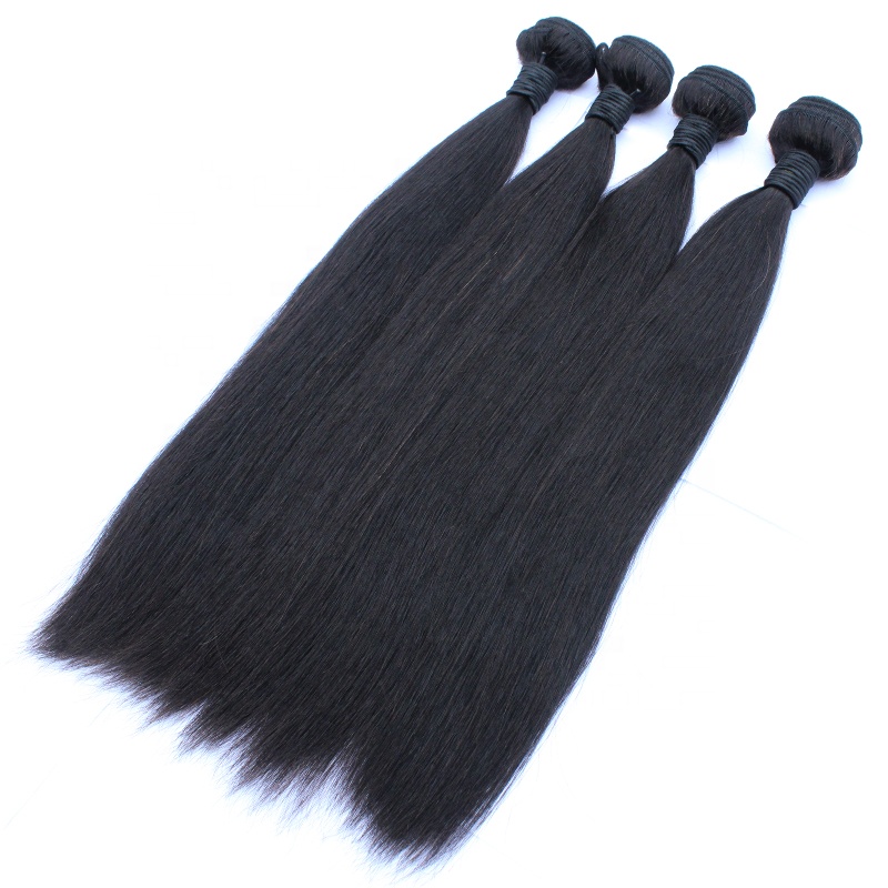 High Quality Unprocessed  Brazilian Straight Hair Bundles,100% Virgin Brazilian Hair Human Remy Raw Mink Bundle 14