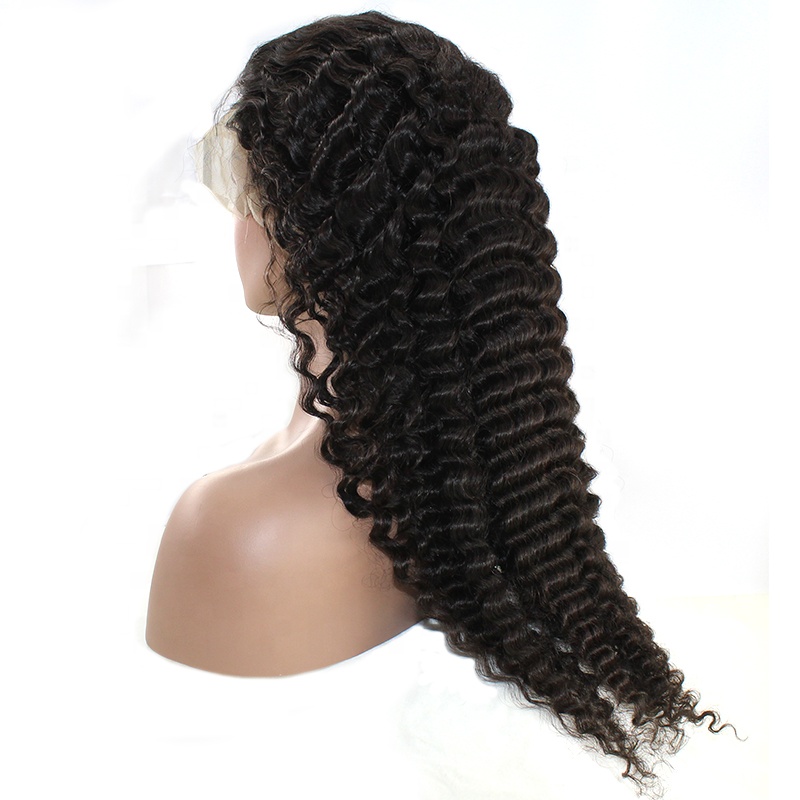 Black Friday Sales Pre plucked Wholesale 100% Unprocessed Cuticle Alighted Human curly 360 wig 8