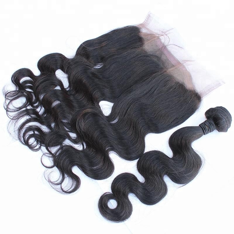 Double Drawn Human Hair Body Wave Lace Frontal High Quality Raw Indian Hair Vendor 10