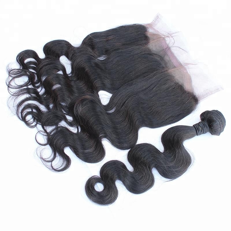 Double Drawn Human Hair Body Wave Lace Frontal High Quality Raw Indian Hair Vendor 13