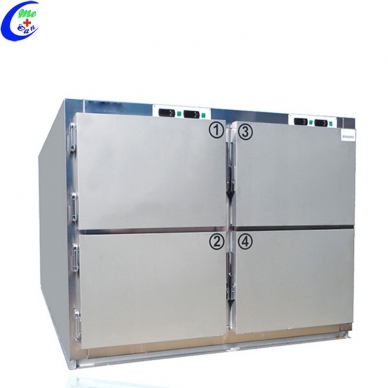 Medical Hospital Stainless Steel Body Morgue Freezer Refrigerator