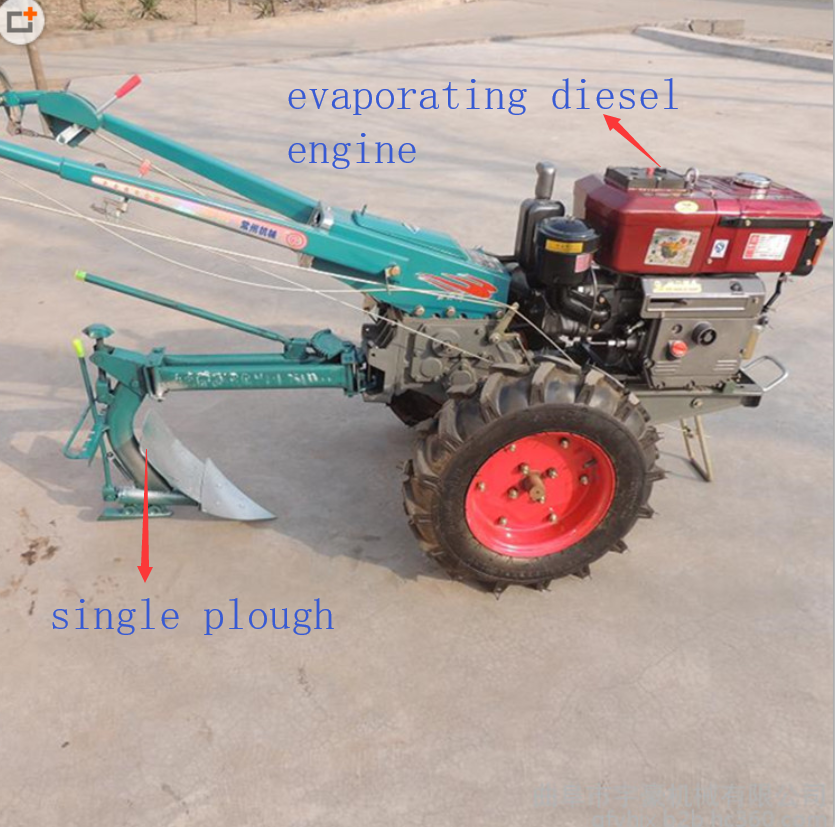 High Quality Japan technology 12HP Diesel Engine Power Tiller Agricultural Walking Tractor 9