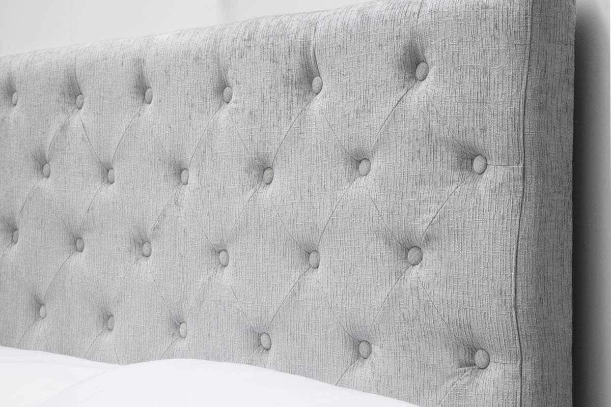 Wholesale Linen Fabric Button Flatform Bed Desks with Storage Kingbird Furniture Company Brand 10