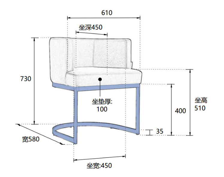 Kingbird Furniture Company TT/70%/30% Home Sofa Set 9