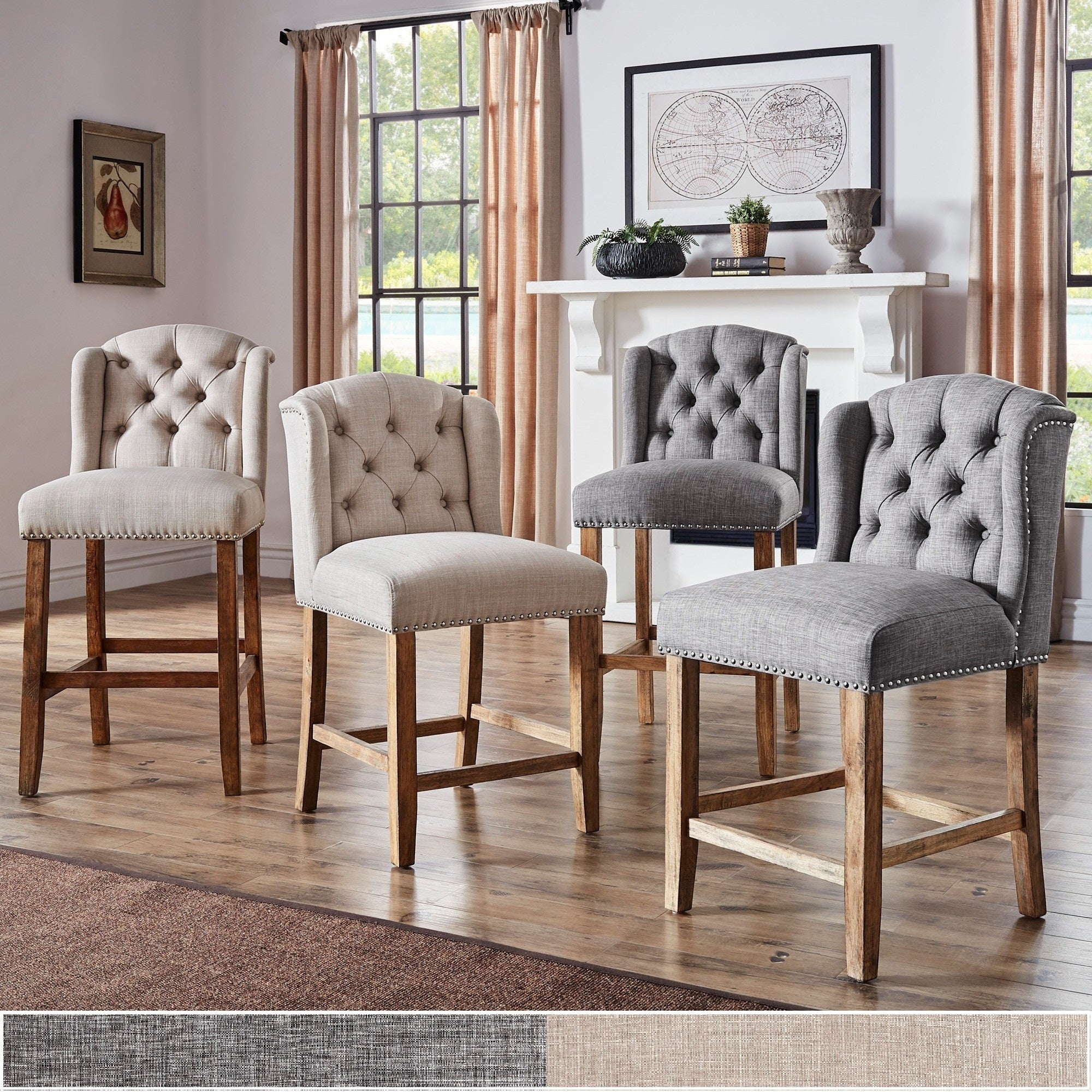 Kingbird Furniture Company Brand RICE WHITE Custom Gray Corner Desk 13