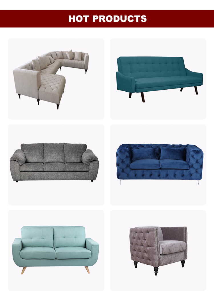 Dingzhi Furniture Factory Price Furniture Foam Couches Adultes Chesterfield Sofa with Pillows 15