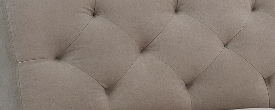 Dingzhi Modern Fabric Upholstereed Tufted Sloped Track Sofa 8