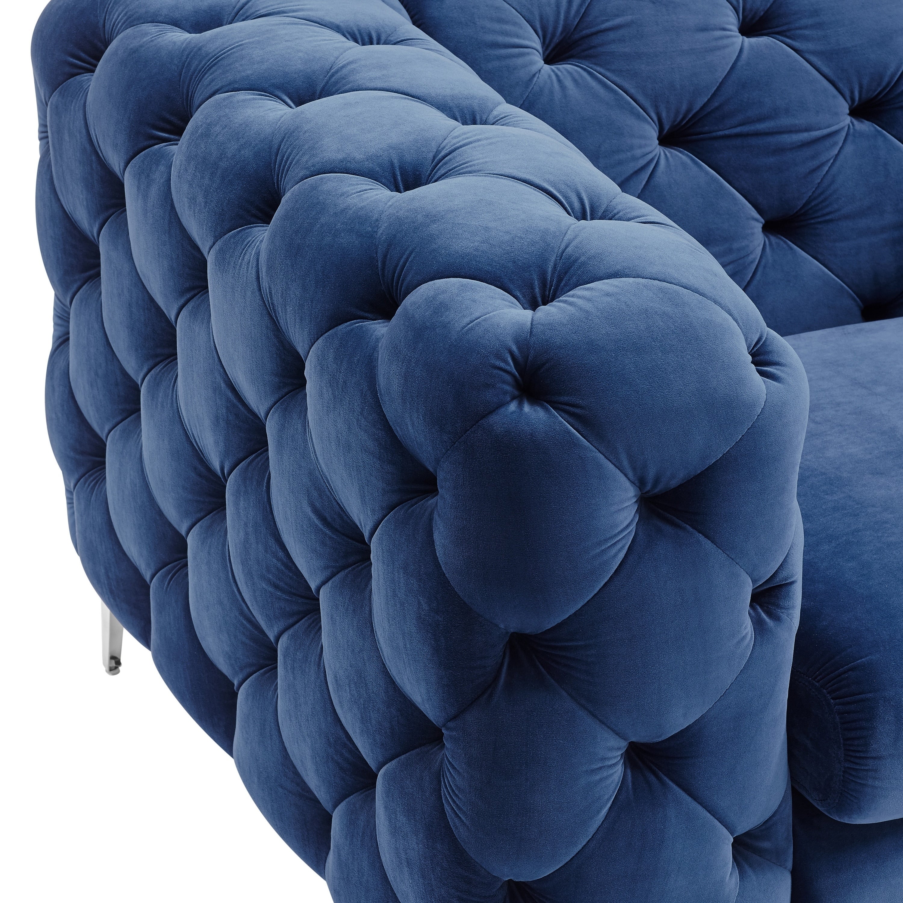 DingZhi Modern Luxury Velvet Recliner Sofa For Living Room Office 10