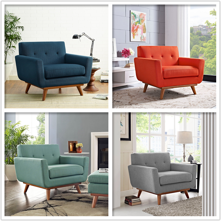 Kingbird Furniture Company Brand Modern Leisure Chair Cream Leather Sofa Modern Leisure Chair Supplier 15