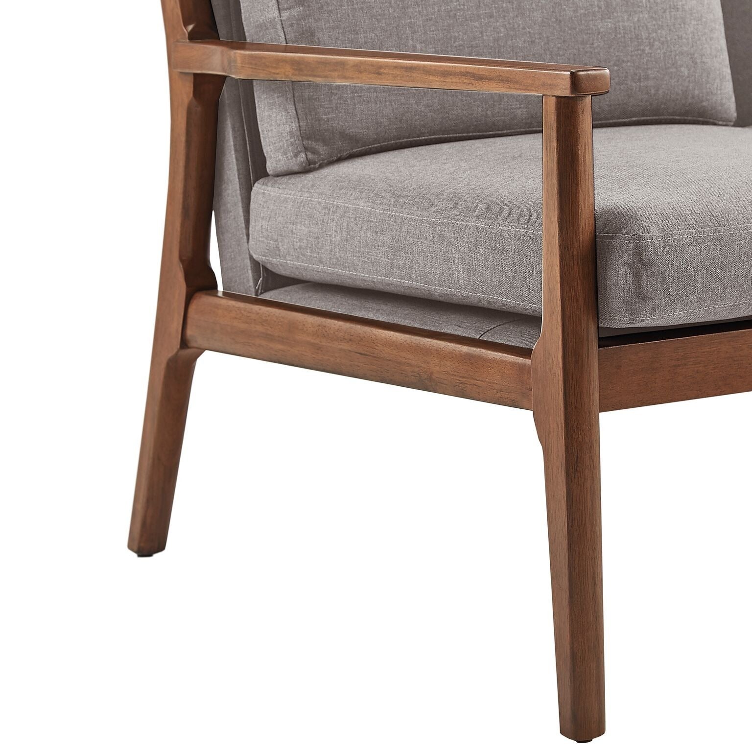 Kingbird Furniture Company Brand Walnut Finish-grey Linen Walnut Office Desk Walnut Finish-grey Linen Factory 14