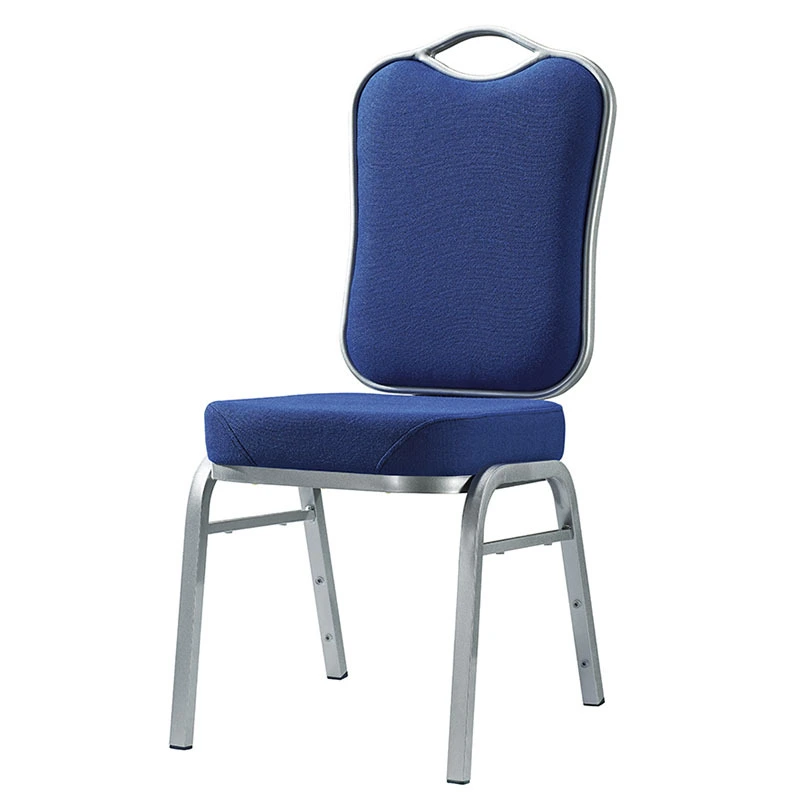 Hot Sale Navy Blue Fabric Flexible Back Stacking Hotel Banquet Conference Chair 1