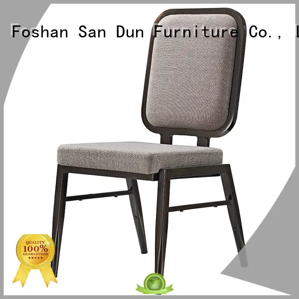stack black room San Dun Brand aluminium dining chairs manufacture 1