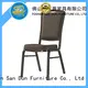 fabric classic white commercial aluminium dining chairs San Dun Brand 1