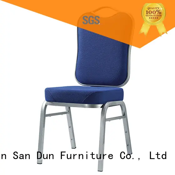 flexible navy conference hotel stacking banquet chairs San Dun 1
