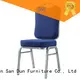 flexible navy conference hotel stacking banquet chairs San Dun 1