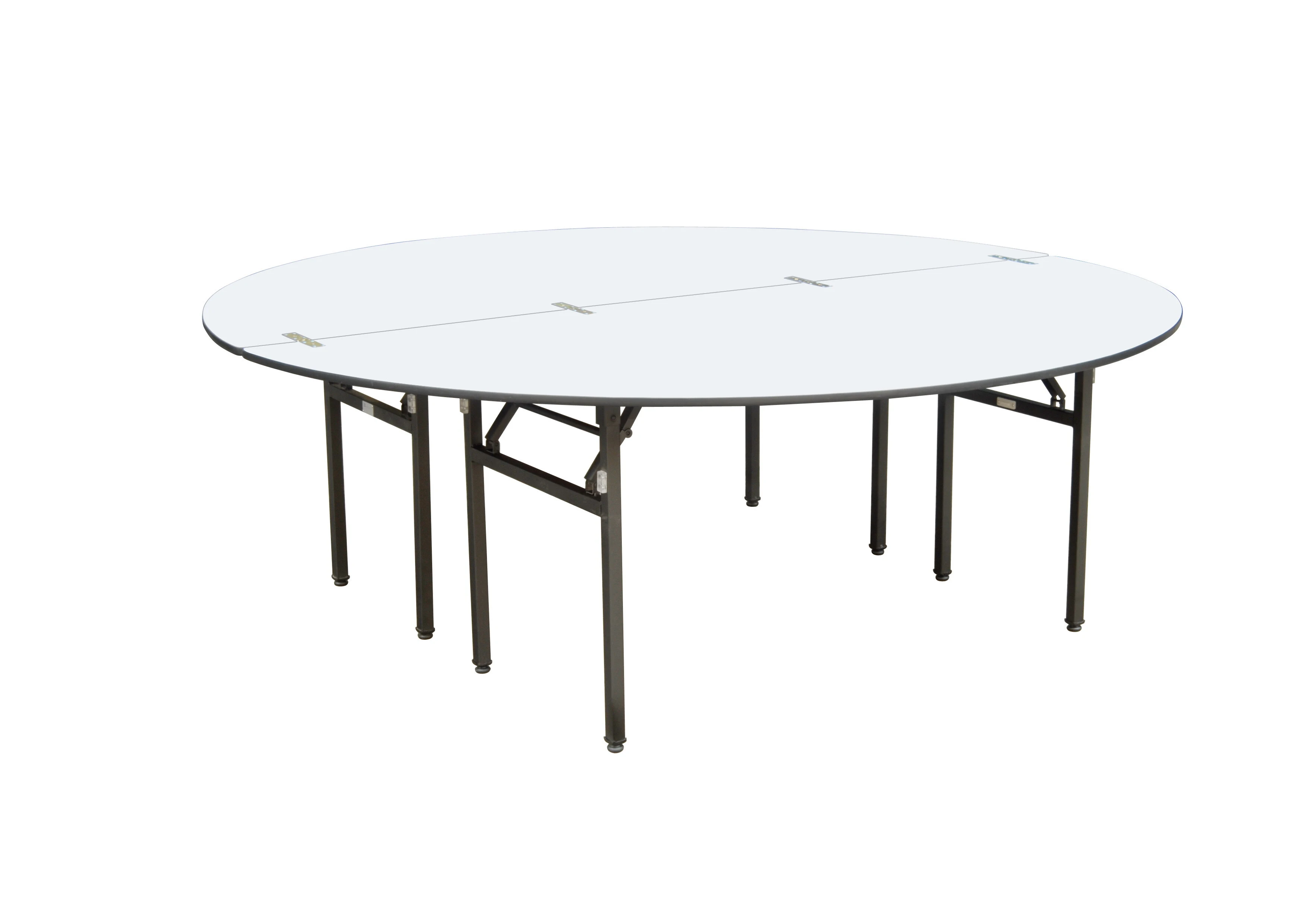 Foldable Round Table Top With Buterfly Galvanised Hinges YF-007 1