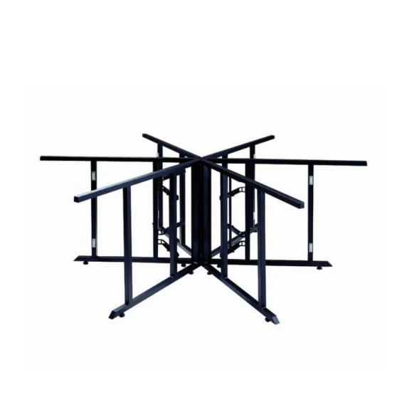 Strong Heavy-duty Design Folding Metal Frame Table Base YF-008 1