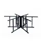 SANDUN Furniture 4 Foot Square Folding Table-4 1