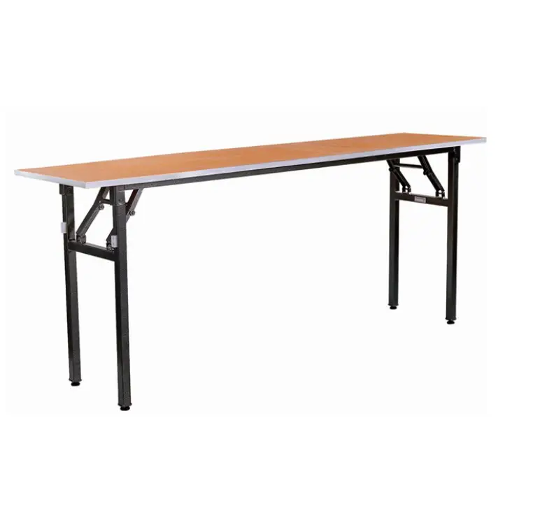 Aluminum Edge Rectangular Training Table Laminate Folding IBM Table YF-012A-1 2