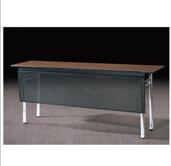 Meeting Training Table Metal Plate Stainless Steel Legs Folding Table For  Conference YF-088 1