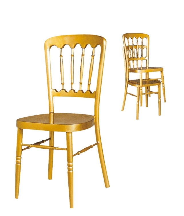 Classic Castle Golden Napolen Stackale Chair YC-009 1