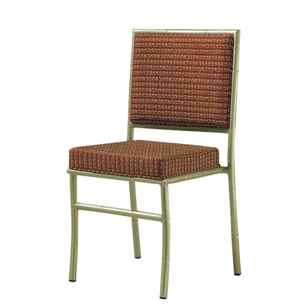 Upholstered Hospitality Event Aluminum Stackable Chivalry Chair YC-017 1