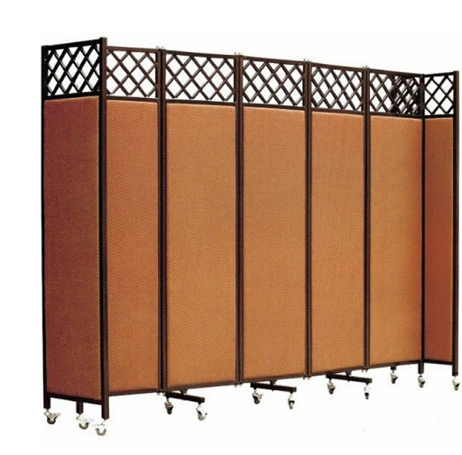 Red Velvet Folding Hotel Restaurant Mobile Screen YG-005 1
