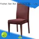 dining cafeteria fabric San Dun Brand wooden dining chairs 1