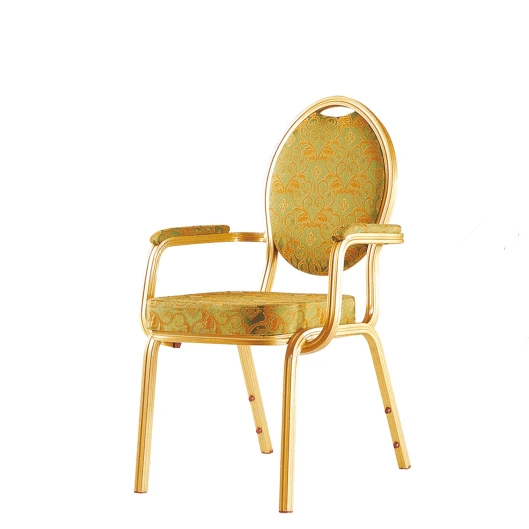 Comforatble Armrest Hotel Stackable Aluminum Chair YD-011 1