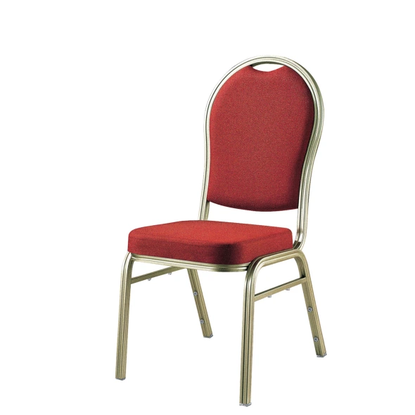 Hotel Meeting Room Aluminum Stackable Upholstered Chair YD-016 1
