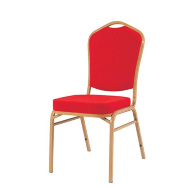 Square Back Hotel Meeting Iron Stackable Chair YE-008 1