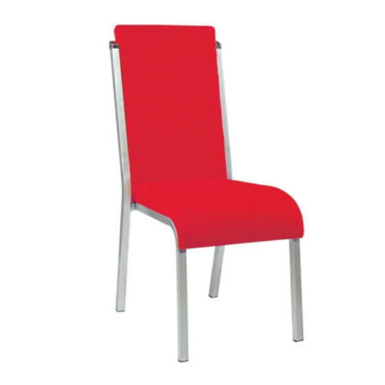 High Back Wedding Red Fabric Wholesale Chair Iorn Chair YE-022 1
