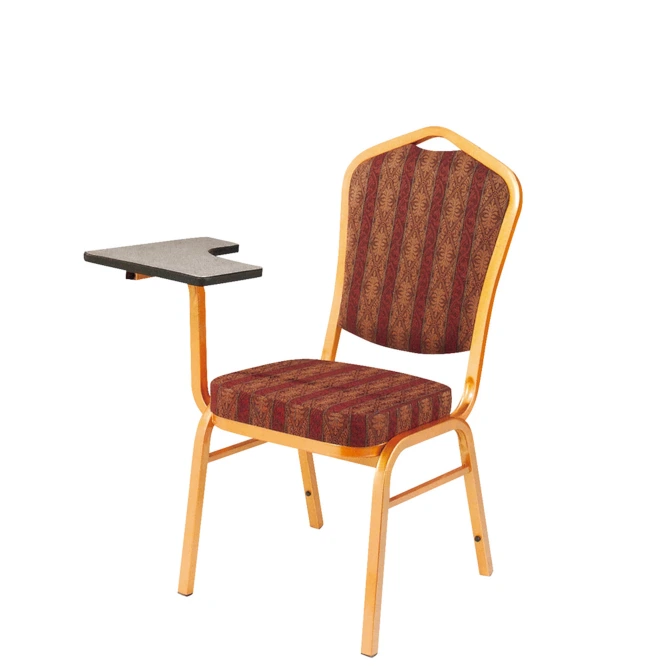 Writing Board Steel Stacking Chair Reception Tablet Chair YE-026 1
