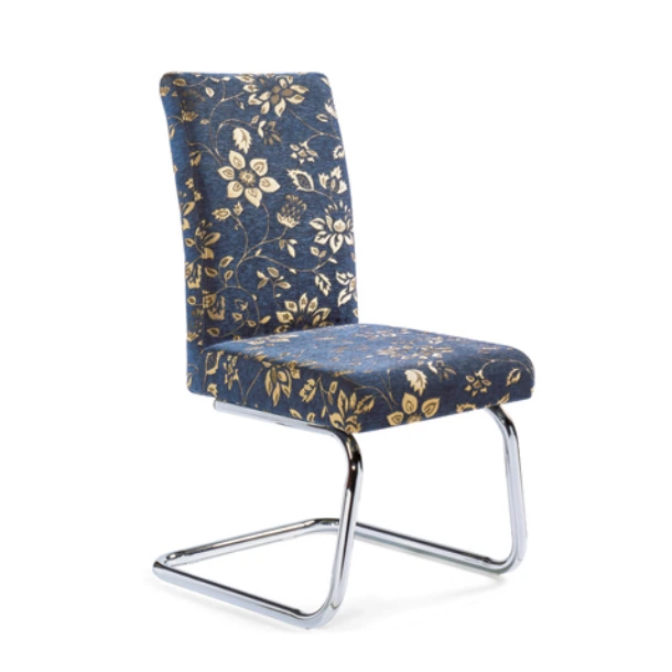 Silver Oil Painting Meeting Room Steel Chair YE-035 1