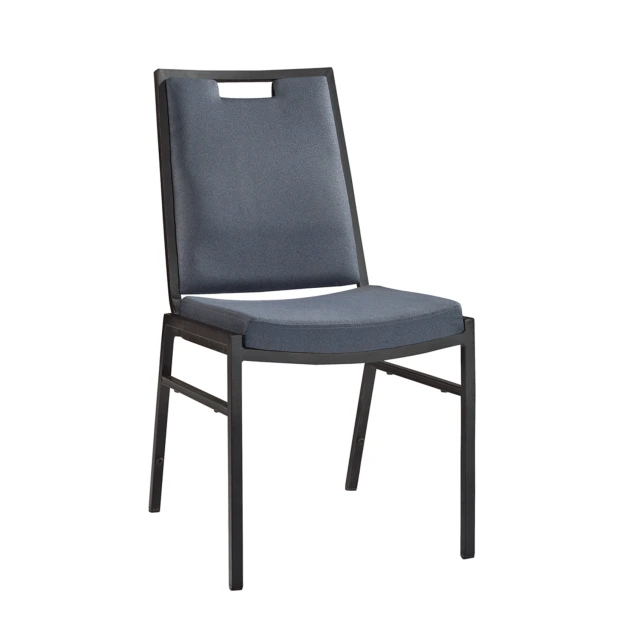 Comfortable Design Fabric Hospitality Meeting Room Iron Steel Stacking Chair YE-039 1