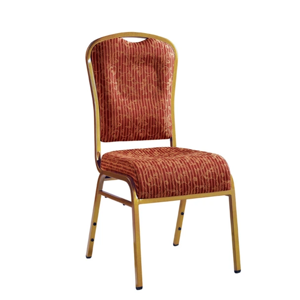 Bend Comfortable Seat Steel Chair Hotel Reception Stack Chair YE-041 1