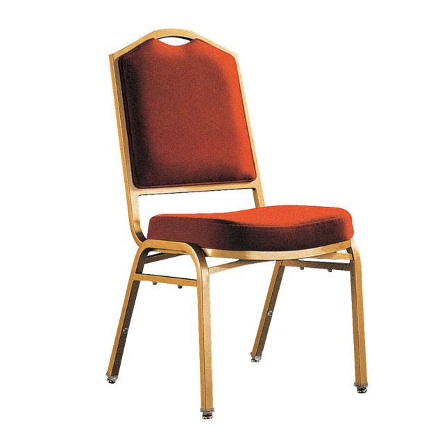 Dubai Upholstered Hotel Banquet Metal Stacking Chair YE-046 1