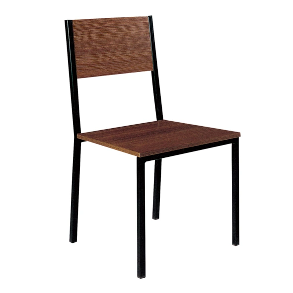 Cheap Cafe Wood Seat Steel Chair YE-052 1