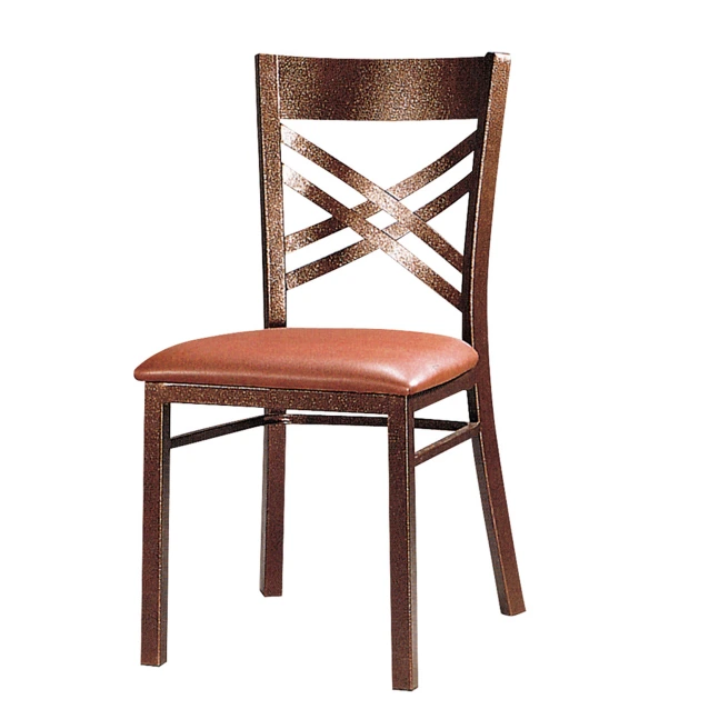 Cross-Back Design Metal Imitation Coffee Shop Cafe Wooden Iron Chair YE-051 1