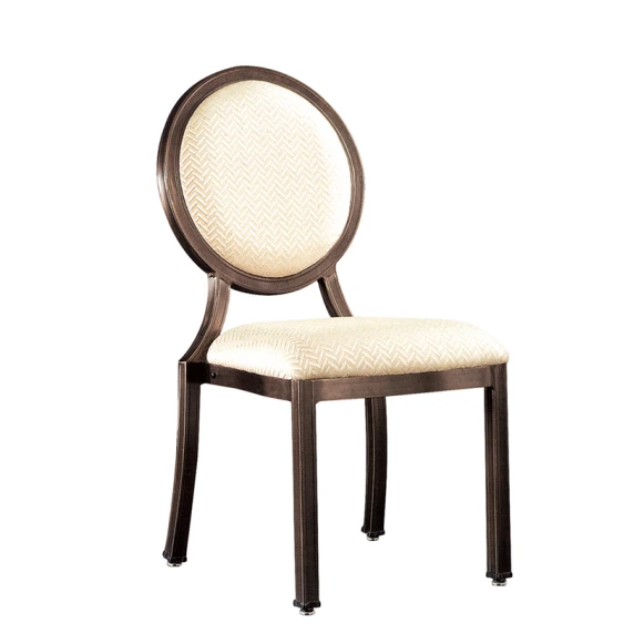 Round Restaurant Ballroom Chair Alumium Stacking Chair YD-052 1