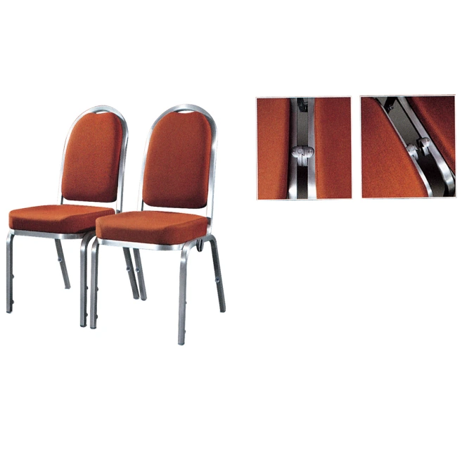 Aluminum Stacking Chair Hotel Ballroom Office Chair YD-090 1